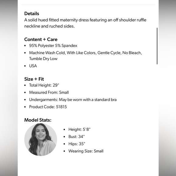 Sage Maternity Dress - Picture 2 of 2